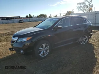 2015 Acura RDX Tech Pkg with VIN 5J8TB3H50FL007449, listed as a Copart auction lot 83007394 with 73,599 mi miles and Salvage Title. Bid and sale history available at carsss.com. Image 1.
