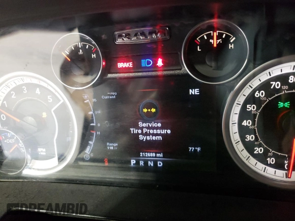 2014 Ram 3500 Laramie with VIN 3C63RRML4EG198281, listed as a Copart auction lot 78450724 with 212,689 mi miles and Salvage Title. Bid and sale history available at carsss.com. Image 9.