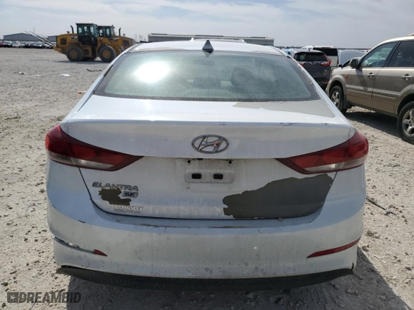 2018 Hyundai Elantra SE with VIN 5NPD74LF3JH398247, listed as a Copart auction lot 48783895 with 131,397 mi miles and Salvage Title. Bid and sale history available at carsss.com. Image 6.