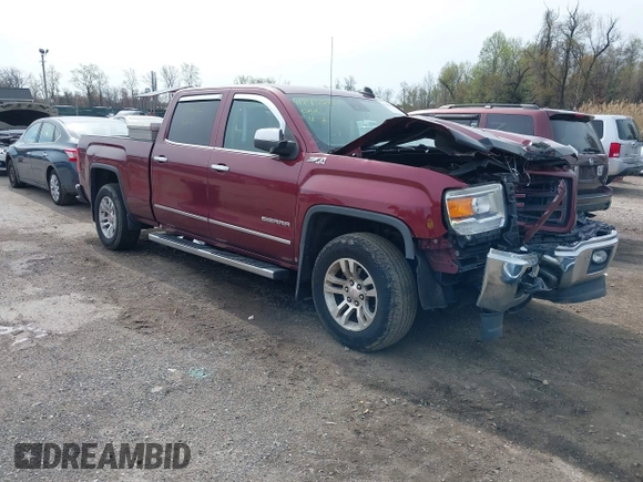 2015 GMC Sierra 1500 SLT with VIN 3GTU2VEC8FG327343, listed as a IAAI auction lot 41945583 with 225,200 mi miles and . Bid and sale history available at DreamBid. Image 1.