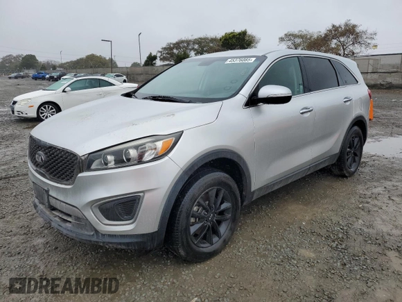 2016 Kia Sorento LX with VIN 5XYPG4A35GG119421, listed as a Copart auction lot 45376085 with 118,005 mi miles and Clean Title. Bid and sale history available at DreamBid. Image 1.