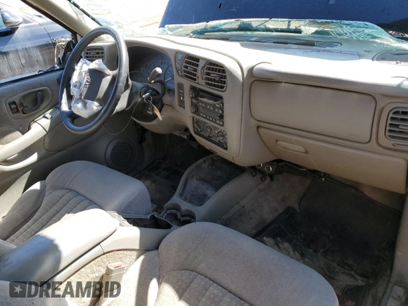 2002 Chevrolet S-10 LS with VIN 1GCCT19W428192836, listed as a Copart auction lot 52183955 with 119,300 mi miles and Salvage Title. Bid and sale history available at carsss.com. Image 8.