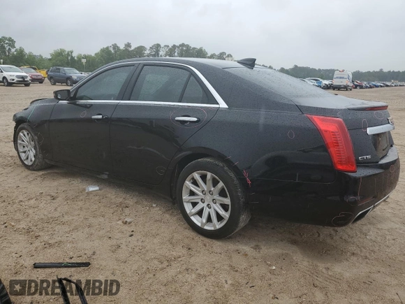 2015 Cadillac CTS with VIN 1G6AP5SXXF0118124, listed as a Copart auction lot 53747665 with 117,800 mi miles and Salvage Title. Bid and sale history available at DreamBid. Image 2.