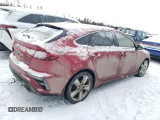 2020 Kia Forte GT with VIN KNAF45A73L5061144, listed as a Copart auction lot 42035535 with 71,499 mi miles and Salvage Title. Bid and sale history available at carsss.com. Image 3.