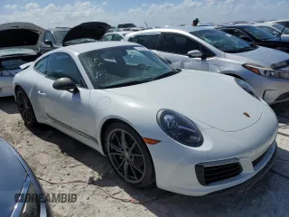2019 Porsche 911 Carrera with VIN WP0AA2A96KS104011, listed as a Copart auction lot 76576224 with 3,807 mi miles and Non Repairable. Bid and sale history available at DreamBid. Image 4.