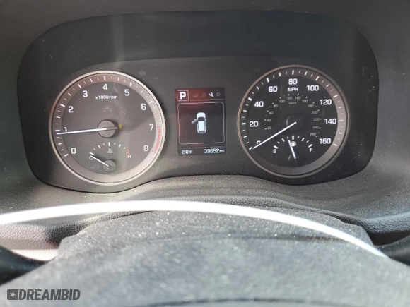 2016 Hyundai Tucson SE with VIN KM8J23A47GU129370, listed as a Copart auction lot 52081245 with 39,652 mi miles and Salvage Title. Bid and sale history available at carsss.com. Image 9.