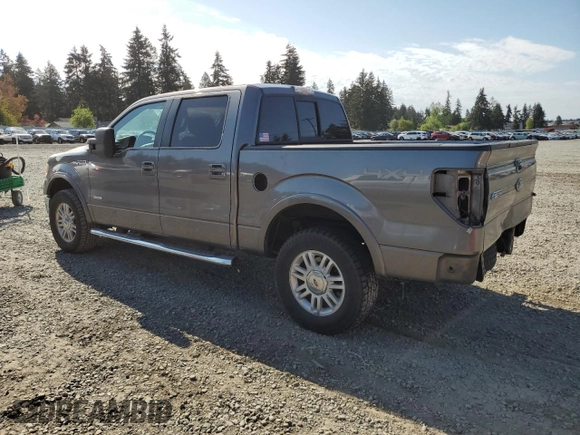 2011 Ford F-150 XLT with VIN 1FTFW1ET3BFB63789, listed as a Copart auction lot 54613875 with 152,982 mi miles and Salvage Title. Bid and sale history available at carsss.com. Image 2.