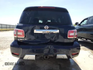 2018 Nissan Armada SL with VIN JN8AY2NC0J9553194, listed as a Copart auction lot 54011255 with 108,115 mi miles and Salvage Title. Bid and sale history available at DreamBid. Image 6.