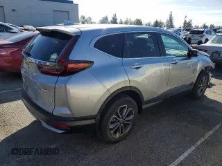 2020 Honda CR-V EX with VIN 7FART6H58LE011954, listed as a Copart auction lot 46281645 with 21,015 mi miles and Salvage Title. Bid and sale history available at DreamBid. Image 3.