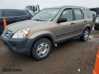 2006 Honda CR-V LX with VIN JHLRD68506C025652, listed as a Copart auction lot 50430225 with 107,802 mi miles and Clean Title. Bid and sale history available at carsss.com. Image 1.