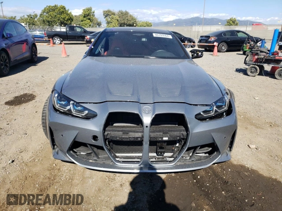 2022 BMW M4 Competition xDrive with VIN WBS43AZ01NCK99479, listed as a Copart auction lot 46399964 with 7,435 mi miles. Bid and sale history available at carsss.com. Image 5.
