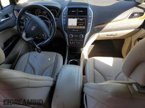 2017 Lincoln MKC Select with VIN 5LMTJ2DH7HUL41169, listed as a Copart auction lot 48540065 with 99,315 mi miles and Salvage title. Bid and sale history available at DreamBid. Image 8.
