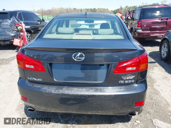 2008 Lexus IS 250 with VIN JTHBK262385067065, listed as a IAAI auction lot 41912493 with 171,644 mi miles. Bid and sale history available at carsss.com. Image 16.