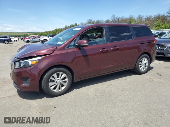 2018 Kia Sedona LX with VIN KNDMB5C19J6390544, listed as a Copart auction lot 56223214 with 0 mi miles and Salvage Title. Bid and sale history available at carsss.com. Image 1.