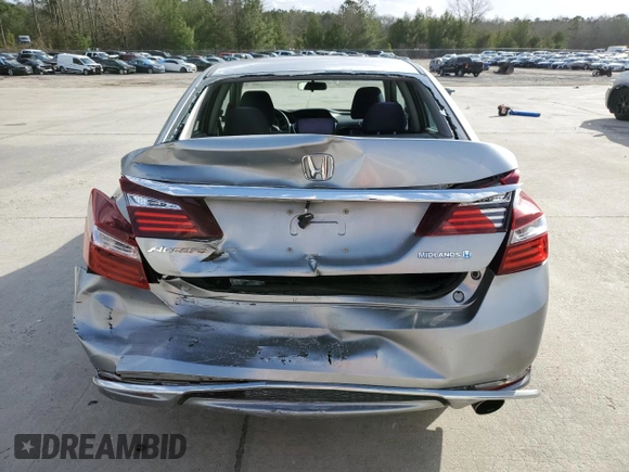2017 Honda Accord Sedan LX with VIN 1HGCR2F33HA141930, listed as a Copart auction lot 47936085 with 78,006 mi miles and Salvage Title. Bid and sale history available at carsss.com. Image 6.