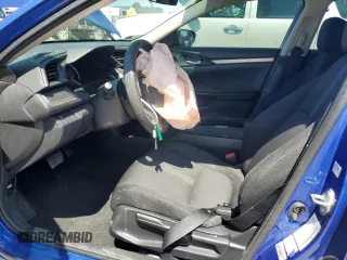 2018 Honda Civic LX with VIN 2HGFC2F59JH567855, listed as a Copart auction lot 63935294 with 75,521 mi miles and Salvage Title. Bid and sale history available at DreamBid. Image 7.