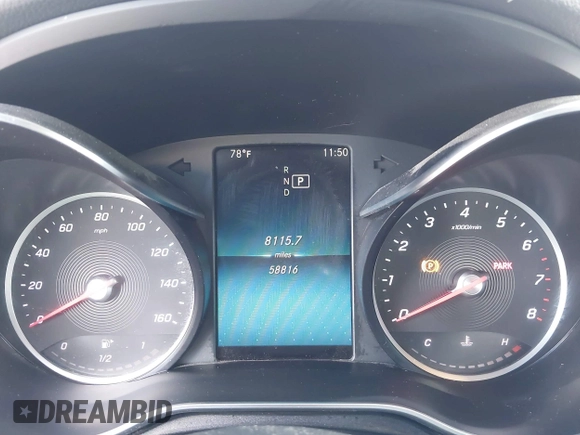 2019 Mercedes-Benz C 300 with VIN 55SWF8DB3KU301934, listed as a IAAI auction lot 42195040 with 58,816 mi miles and . Bid and sale history available at DreamBid. Image 7.