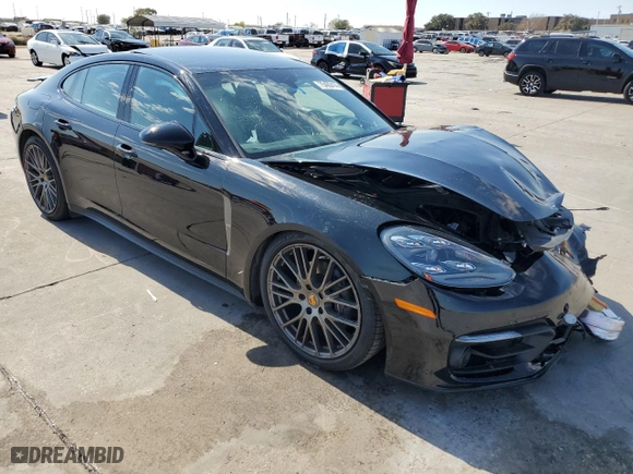 2023 Porsche Panamera with VIN WP0AJ2A72PL100165, listed as a Copart auction lot 75400414 with 26,576 mi miles and Clean Title. Bid and sale history available at carsss.com. Image 4.