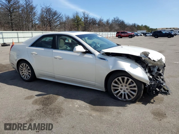 2010 Cadillac CTS Premium with VIN 1G6DS5EV2A0137314, listed as a Copart auction lot 53671965 with Not provided miles and Salvage title. Bid and sale history available at DreamBid. Image 4.