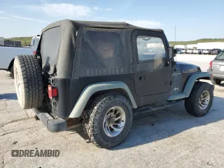 1998 Jeep Wrangler Sport with VIN 1J4FY19S1WP757593, listed as a Copart auction lot 52382945 with 230,086 mi miles and Salvage Title. Bid and sale history available at carsss.com. Image 3.