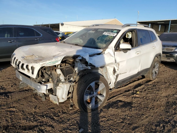 2019 Jeep Cherokee Limited with VIN 1C4PJLDBXKD387189, listed as a Copart auction lot 87490234 with 74,514 mi miles and Clean Title. Bid and sale history available at carsss.com. Image 1.
