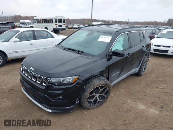 2024 Jeep Compass Limited z VIN 3C4NJDCN1RT141824, wystawiony jako IAAI lot #40741507 z przebiegiem 3 028 mil mil oraz . Historia ofert i sprzedaży dostępna na DreamBid. Obrazek 6.