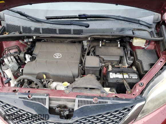 2016 Toyota Sienna SE with VIN 5TDXK3DC6GS737502, listed as a Copart auction lot 57361275 with 110,512 mi miles and Salvage title. Bid and sale history available at DreamBid. Image 12.
