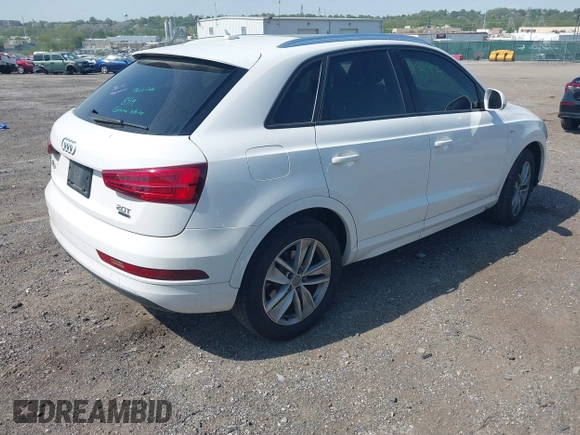 2018 Audi Q3 Premium with VIN WA1ECCFS3JR016577, listed as a IAAI auction lot 42177891 with 91,876 mi miles and . Bid and sale history available at DreamBid. Image 4.