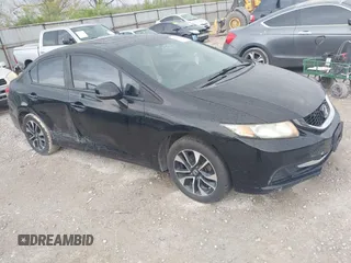 2013 Honda Civic EX with VIN 19XFB2F84DE044111, listed as a IAAI auction lot 42063587 with 170,374 mi miles and . Bid and sale history available at DreamBid. Image 1.