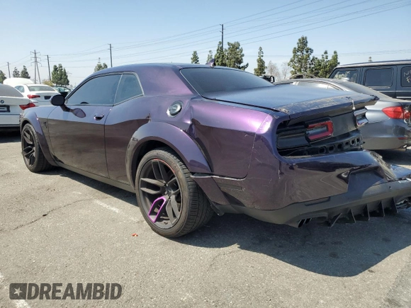 2021 Dodge Challenger R/T Scat Pack z VIN 2C3CDZFJ2MH591198, wystawiony jako Copart lot #54049505 z przebiegiem 50 282 mil mil oraz Szkoda całkowita • Salvage title. Historia ofert i sprzedaży dostępna na DreamBid. Obrazek 2.