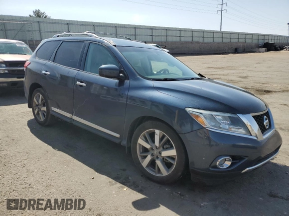 2014 Nissan Pathfinder SV with VIN 5N1AR2MM7EC730265, listed as a Copart auction lot 52256905 with 153,595 mi miles and Salvage Title. Bid and sale history available at carsss.com. Image 4.