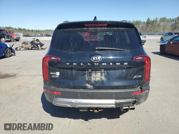 2020 Kia Telluride S with VIN 5XYP6DHC3LG042633, listed as a Copart auction lot 54906345 with Not provided miles and Salvage title. Bid and sale history available at DreamBid. Image 6.