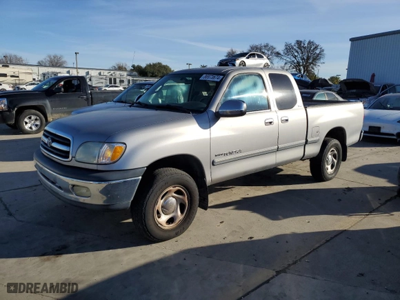 2001 Toyota Tundra SR5 with VIN 5TBRN34141S202716, listed as a Copart auction lot 86973674 with 213,593 mi miles and Clean Title. Bid and sale history available at carsss.com. Image 1.