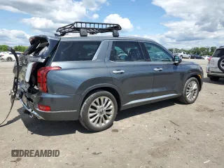 2020 Hyundai Palisade Limited with VIN KM8R5DHE4LU124555, listed as a Copart auction lot 58223205 with 69,385 mi miles and Salvage title. Bid and sale history available at DreamBid. Image 3.
