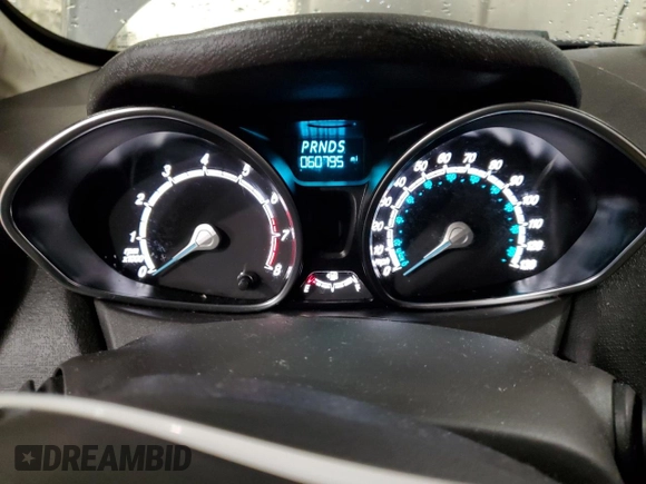 2017 Ford Fiesta SE with VIN 3FADP4BJ1HM147338, listed as a Copart auction lot 51823385 with 60,795 mi miles and Salvage Title. Bid and sale history available at DreamBid. Image 9.
