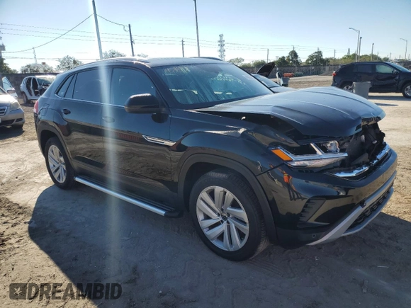 2023 Volkswagen Atlas SE z VIN 1V2JE2CA7PC201035, wystawiony jako Copart lot #46666655 z przebiegiem 28 193 mil mil oraz Szkoda całkowita • Salvage title. Historia ofert i sprzedaży dostępna na DreamBid. Obrazek 4.