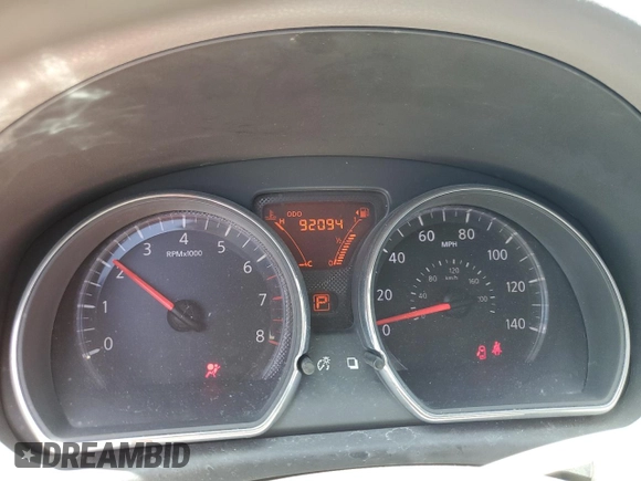 2013 Nissan Versa SV with VIN 3N1CN7AP8DL887524, listed as a Copart auction lot 61594045 with 92,094 mi miles and Salvage title. Bid and sale history available at DreamBid. Image 9.