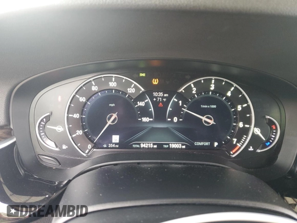 2017 BMW 5 Series 540i z VIN WBAJE5C31HG916453, wystawiony jako Copart lot #56172365 z przebiegiem 94 215 mil mil oraz Szkoda całkowita • Salvage title. Historia ofert i sprzedaży dostępna na DreamBid. Obrazek 9.