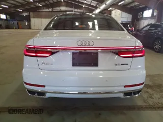 2019 Audi A8 L with VIN WAU8DAF86KN005765, listed as a Copart auction lot 49065575 with 32,600 mi miles and Salvage Title. Bid and sale history available at carsss.com. Image 6.