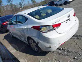 2013 Hyundai Elantra GLS PZEV with VIN 5NPDH4AE8DH246797, listed as a IAAI auction lot 41451702 with 172,500 mi miles. Bid and sale history available at carsss.com. Image 3.