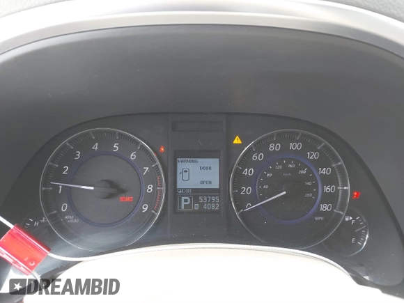 2012 Infiniti FX with VIN JN8AS1MW0CM156009, listed as a IAAI auction lot 41601349 with 53,795 mi miles and . Bid and sale history available at DreamBid. Image 7.
