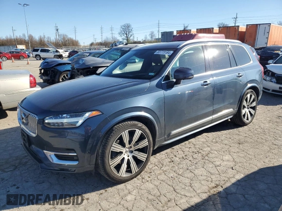 2021 Volvo XC90 Inscription with VIN YV4A22PL8M1677952, listed as a Copart auction lot 83773184 with 61,796 mi miles and Salvage Title. Bid and sale history available at carsss.com. Image 1.