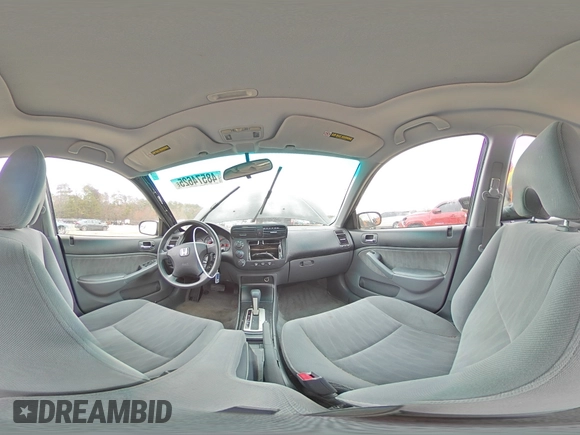 2004 Honda Civic EX with VIN 2HGES26704H507483, listed as a Copart auction lot 48574625 with 181,619 mi miles and Salvage Title. Bid and sale history available at DreamBid. Image 13.
