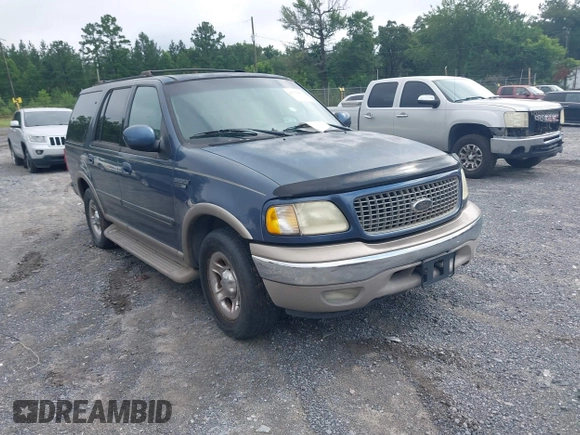 2002 Ford Expedition Eddie Bauer with VIN 1FMRU17W22LA42727, listed as a IAAI auction lot 42716459 with 252,395 mi miles and . Bid and sale history available at DreamBid. Image 1.