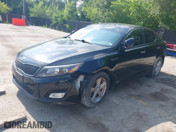 2015 Kia Optima LX with VIN 5XXGM4A75FG392731, listed as a IAAI auction lot 42792228 with 153,081 mi miles and . Bid and sale history available at DreamBid. Image 2.
