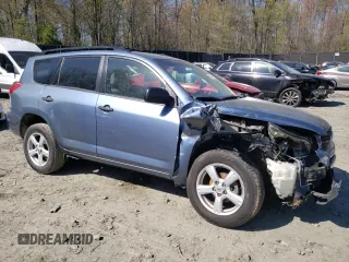 2008 Toyota RAV4 with VIN JTMBD33V186060481, listed as a Copart auction lot 52230785 with 166,013 mi miles and Salvage Title. Bid and sale history available at carsss.com. Image 4.