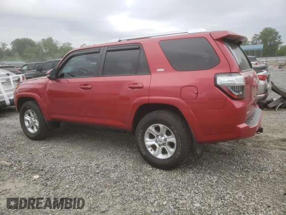 2018 Toyota 4Runner SR5 with VIN JTEZU5JR3J5187224, listed as a Copart auction lot 57596355 with 77,261 mi miles and Salvage title. Bid and sale history available at DreamBid. Image 2.
