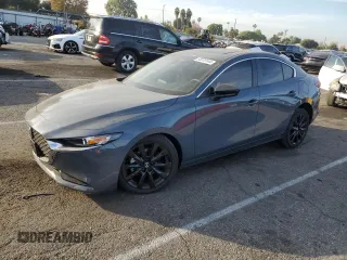 2024 Mazda 3 S Carbon Edition with VIN 3MZBPBCM5RM421427, listed as a Copart auction lot 83070144 with 684 mi miles and Salvage Title. Bid and sale history available at DreamBid. Image 1.