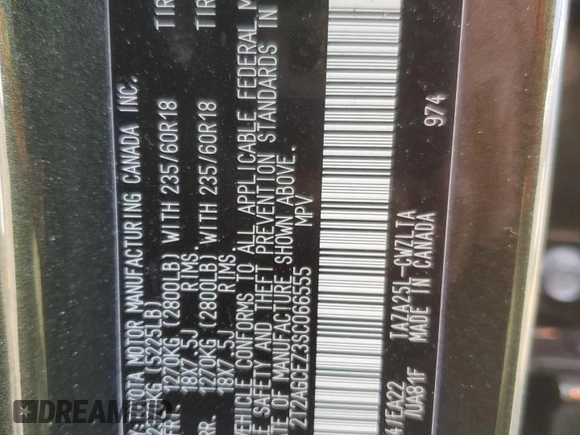 2025 Lexus NX 350 with VIN 2T2AGCEZ3SC066555, listed as a Copart auction lot 59521925 with 11,955 mi miles and Salvage title. Bid and sale history available at DreamBid. Image 13.