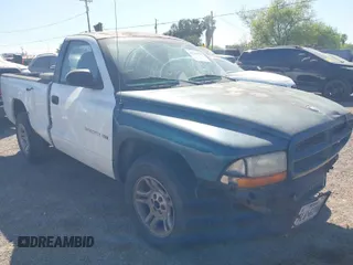 1998 Dodge Dakota SLT with VIN 1B7FL26X9WS512869, listed as a IAAI auction lot 41746155 with 1 mi miles. Bid and sale history available at carsss.com. Image 1.
